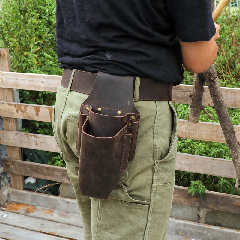 Leather Felling Wedge Pouch 16 Leather Felling Wedge Pouch 16