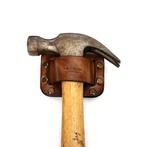 TOURBON Hammer Pòch Leather Leather Ax Holder Pou Zouti Belt